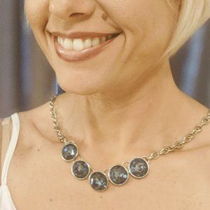 Gorgeous blue and silver necklace